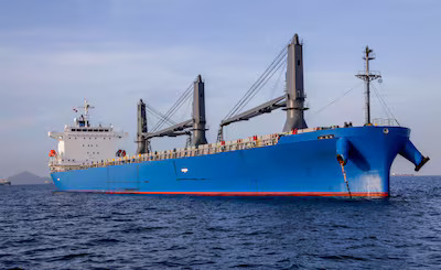 Panama-flagged ship hit in Iraq waters